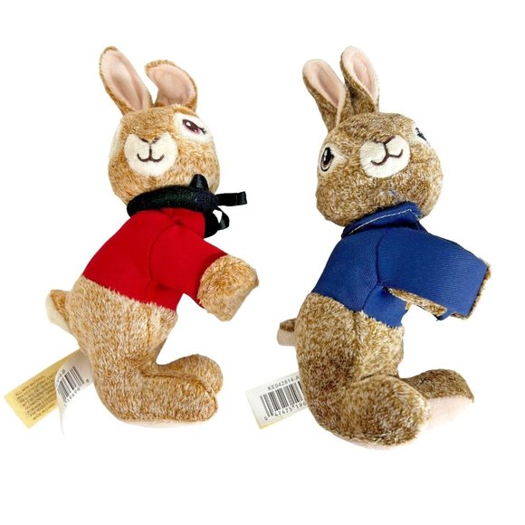Peter Rabbit & Flopsy Plush Slap Bracelet Magnetic Dan Dee Bunny Stuffed Toy - Picture 2 of 12